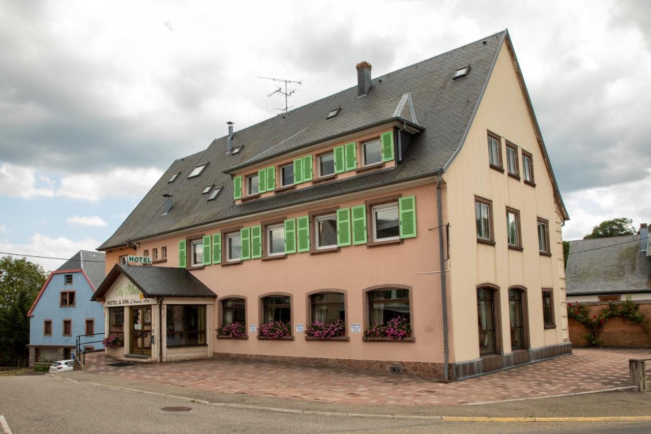 Hotel Restaurant Et Spa Au Tilleul Labaroche Exterior photo